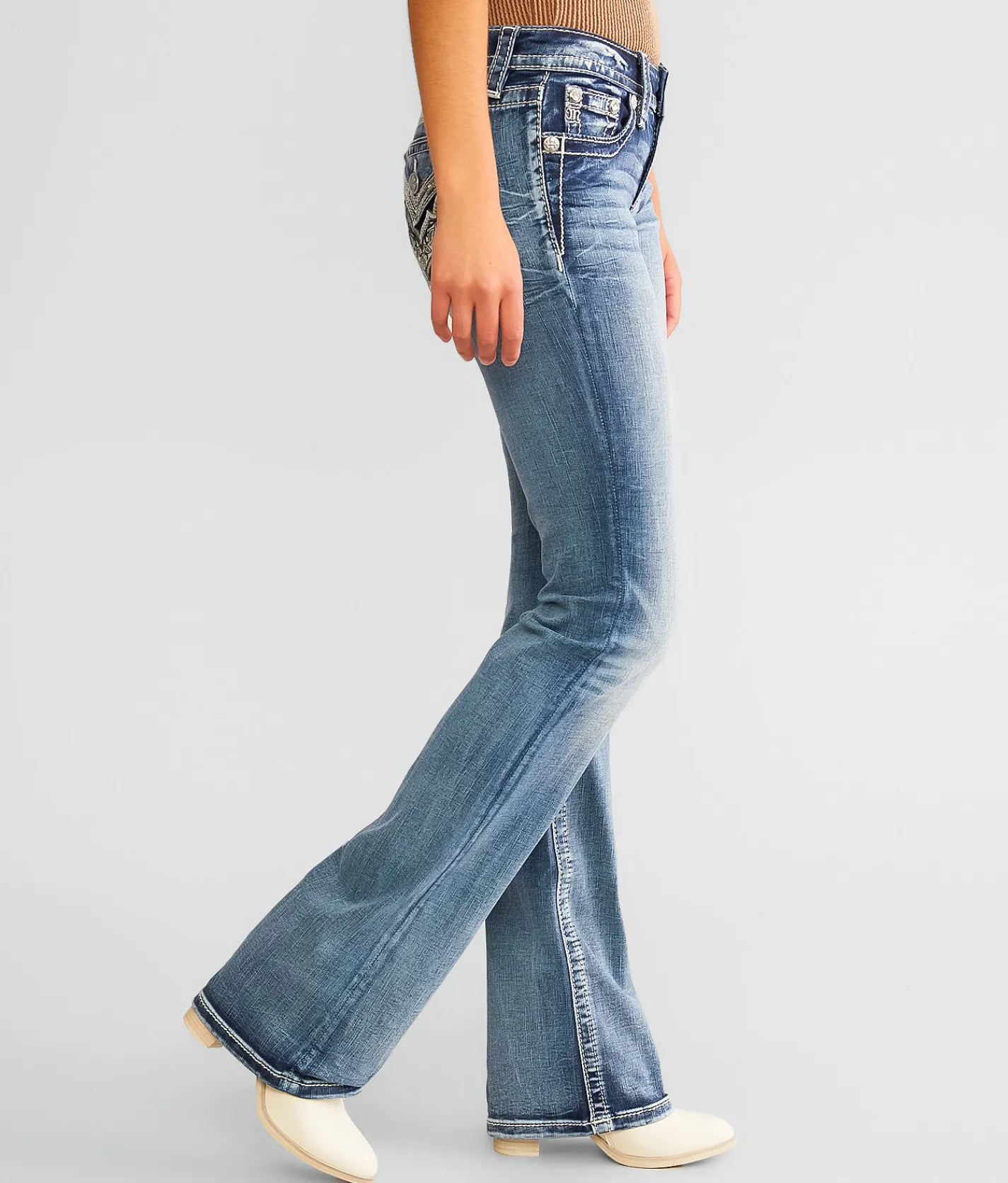 Jeans|Bottoms | Miss Me Low Rise Boot Stretch Jean K1326