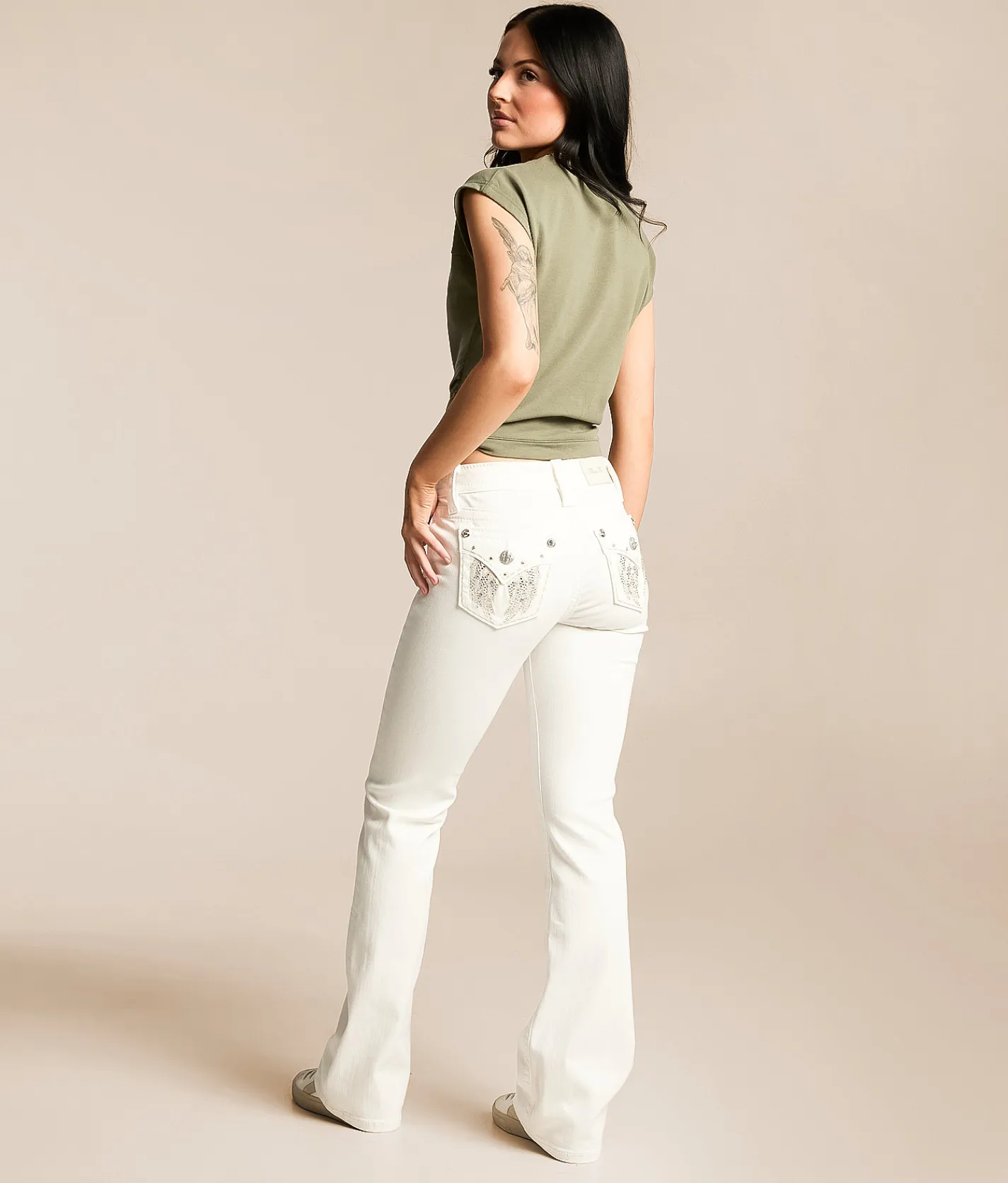 Miss Me Low Rise Boot Stretch Jean W01 Sale