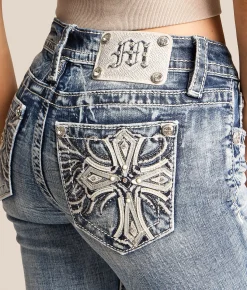 Miss Me Low Rise Boot Stretch Jean L268B Clearance