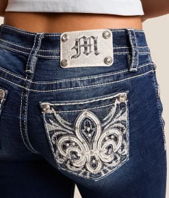 Bottoms | Miss Me Low Rise Boot Stretch Jean D1172