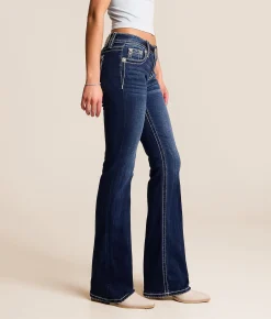 Bottoms | Miss Me Low Rise Boot Stretch Jean D1172