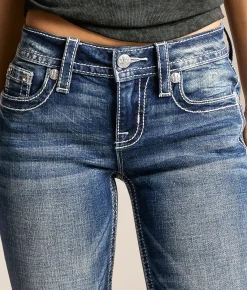 Miss Me Low Rise Boot Stretch Jean K1483 Outlet