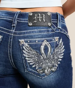Miss Me Low Rise Flare Stretch Jean D1163 Discount