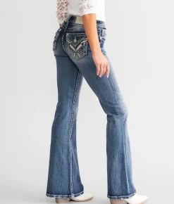 Jeans|Bottoms | Miss Me Low Rise Flare Stretch Jean M772