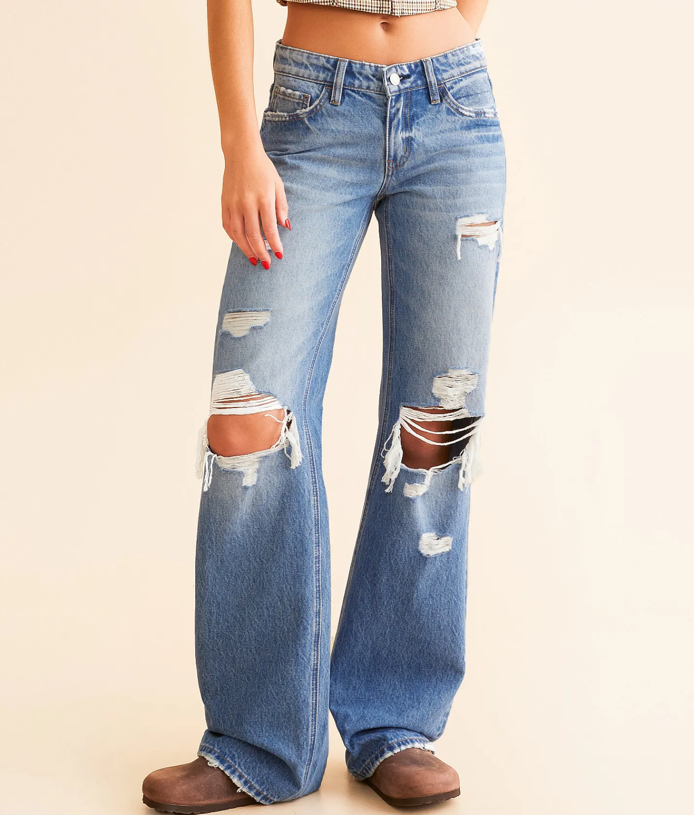 Flying Monkey Low Rise Loose Jean Point Up New