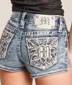 Bottoms | Miss Me Low Rise Stretch Short M383
