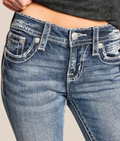 Jeans|Bottoms | Miss Me Low Rise Tailored Boot Stretch Jean M819D