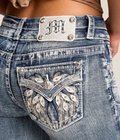 Jeans|Bottoms | Miss Me Low Rise Tailored Boot Stretch Jean M1015