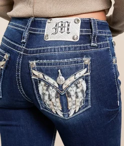 Miss Me Low Rise Tailored Boot Stretch Jean D1153 Sale