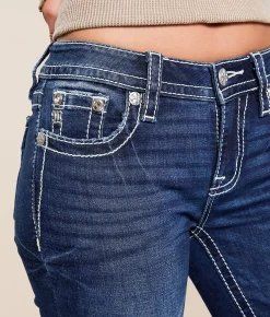 Miss Me Low Rise Tailored Boot Stretch Jean D1153 Sale