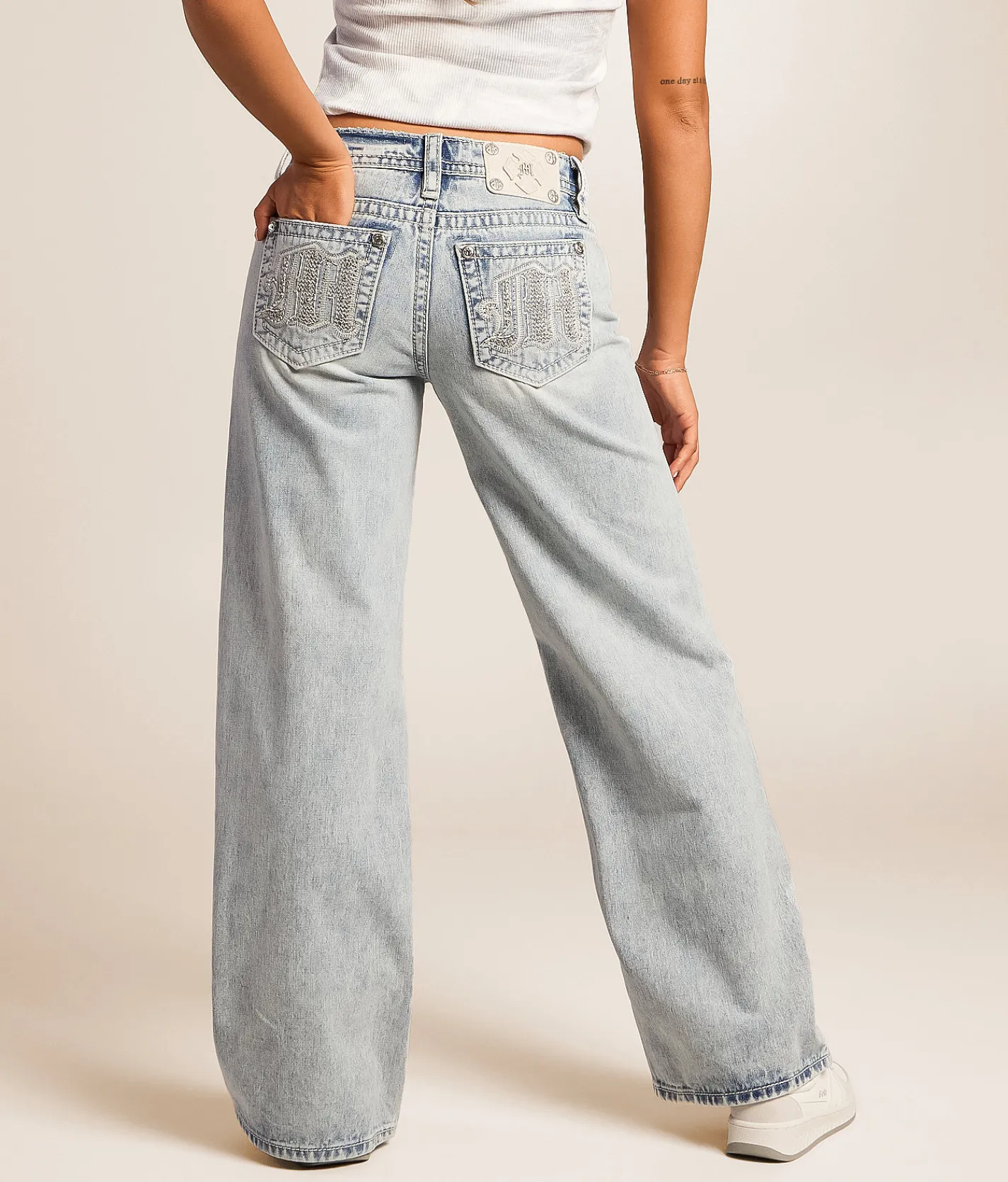 Jeans|Bottoms | Miss Me Low Rise Wide Leg Jean L381