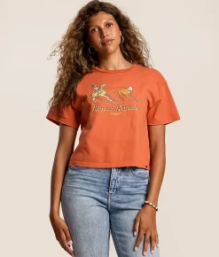 Kimes Ranch Lucky B Roper T-Shirt Spiced Red New