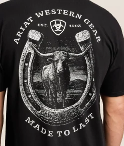 Ariat Lucky Longhorn T-Shirt Black