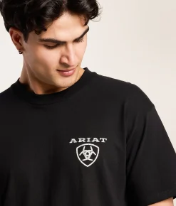 Ariat Lucky Longhorn T-Shirt Black