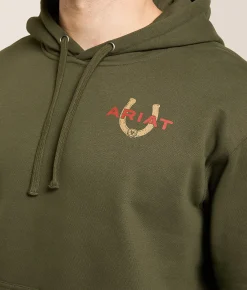 Ariat Lucky Scene Hooded Sweatshirt Forest Night