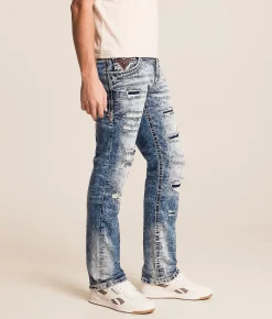 Rock Revival Lukas Slim Straight Stretch Jean Lukas SJ200 Outlet