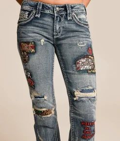 Jeans|Bottoms | Rock Revival Lula Low Rise Boot Stretch Jean Lula B200