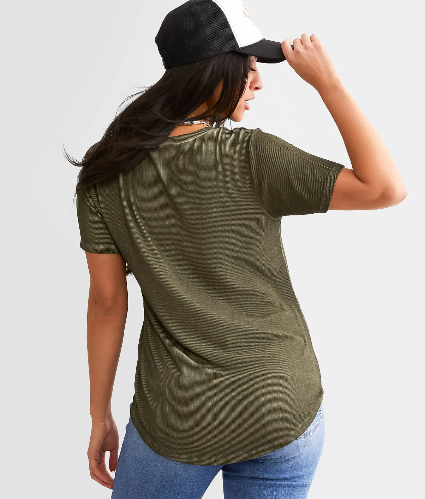 Tops | White Crow Luna Washed Top Malachite Green
