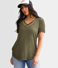 Tops | White Crow Luna Washed Top Malachite Green