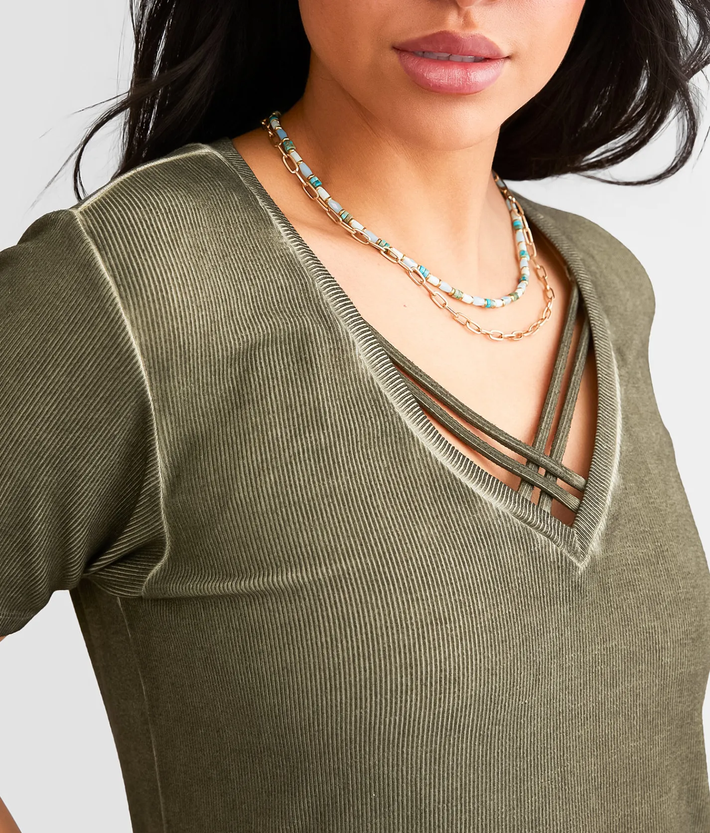Tops | White Crow Luna Washed Top Malachite Green