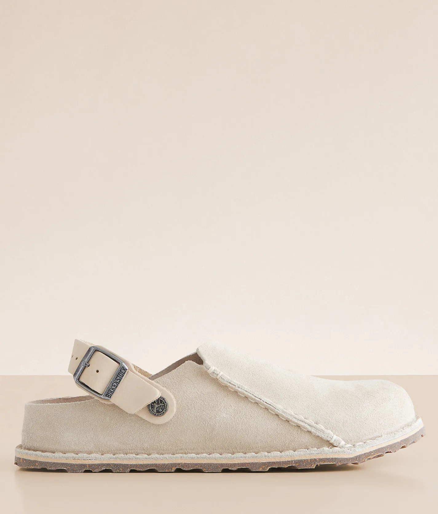 Birkenstock® Lutry 365 Suede Clog Eggshell Best