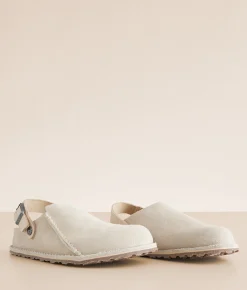 Birkenstock® Lutry 365 Suede Clog Eggshell Best