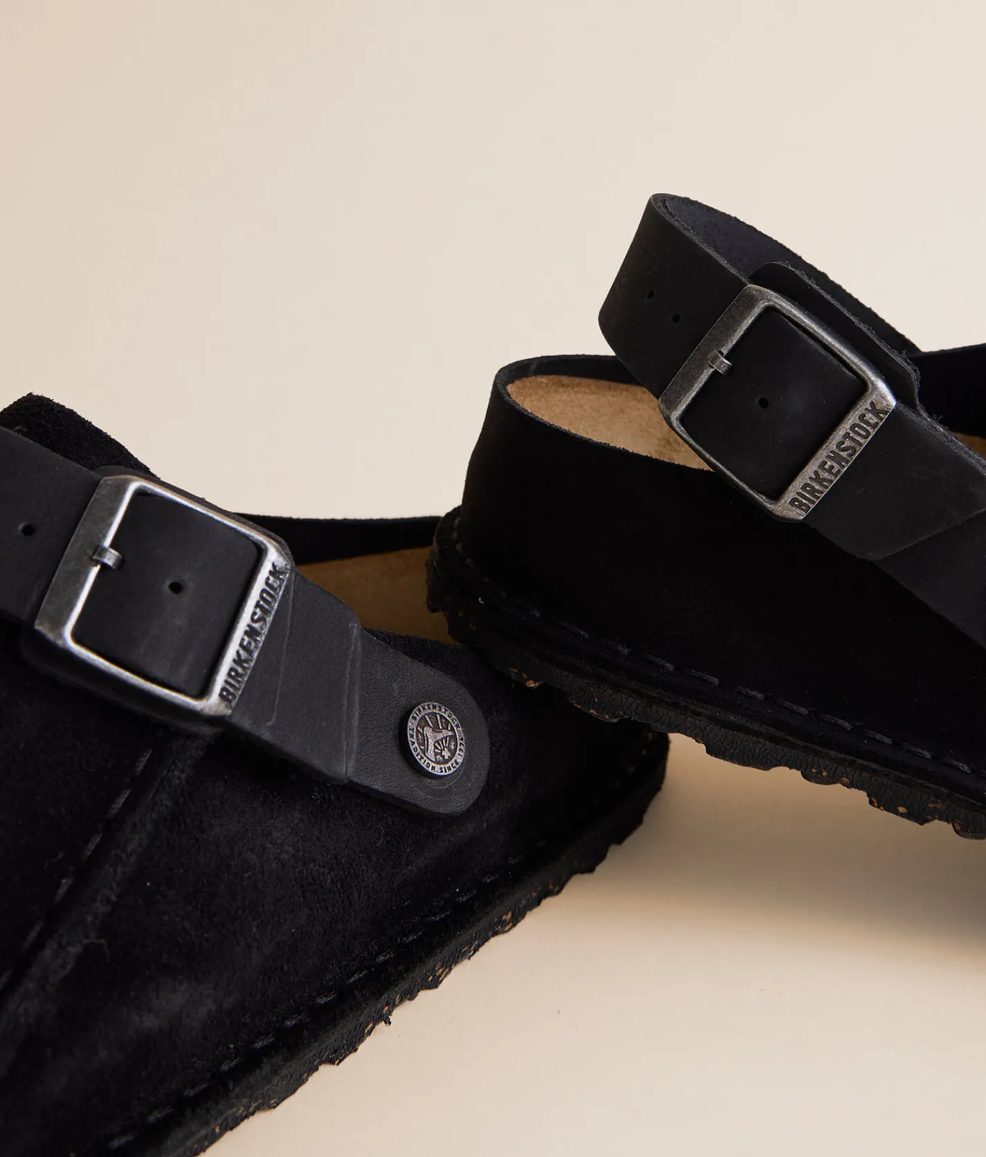 Activewear|Shoes | Birkenstock® Lutry Suede Clog Black