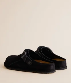 Activewear|Shoes | Birkenstock® Lutry Suede Clog Black