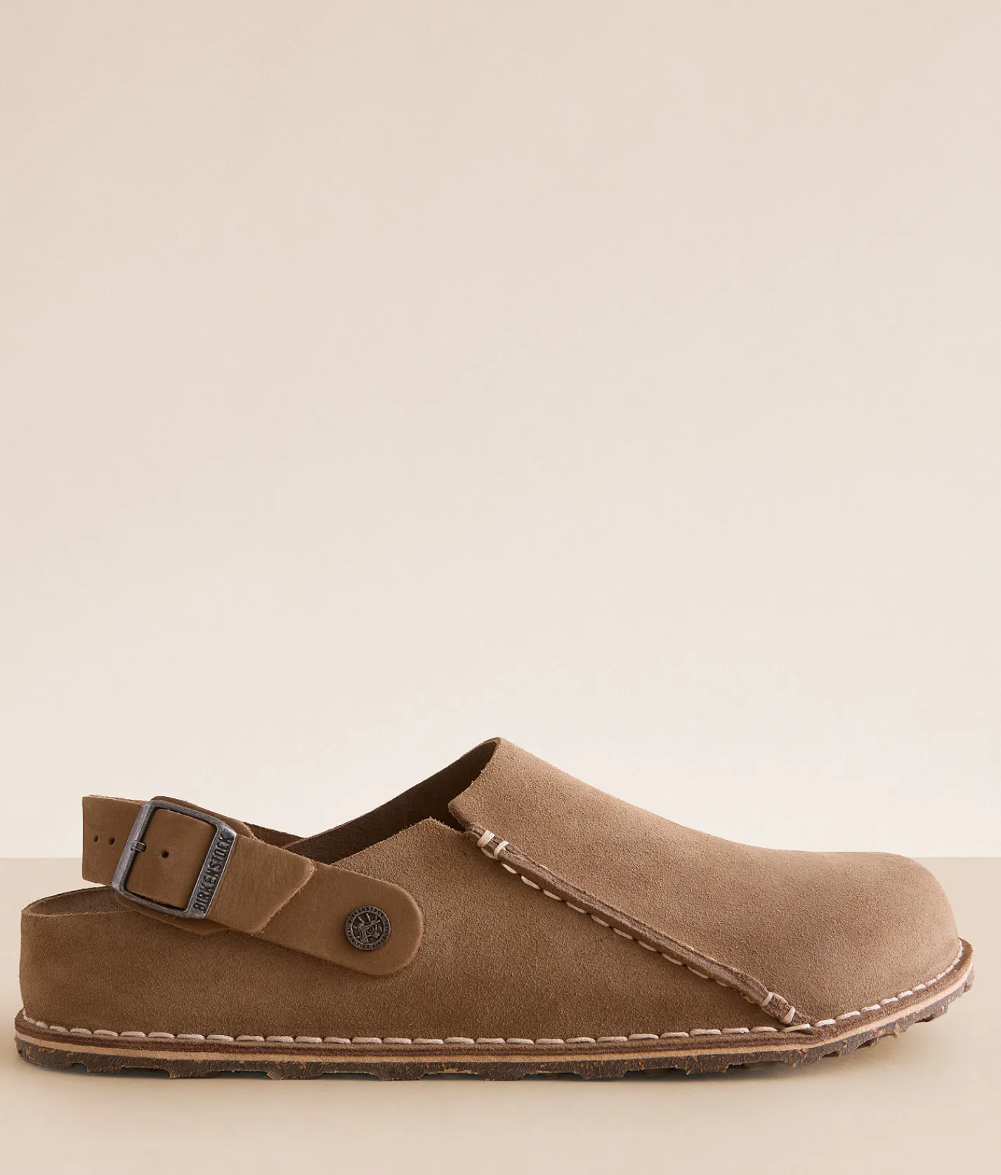 Activewear|Shoes | Birkenstock® Lutry 365 Suede Clog Grey Taupe