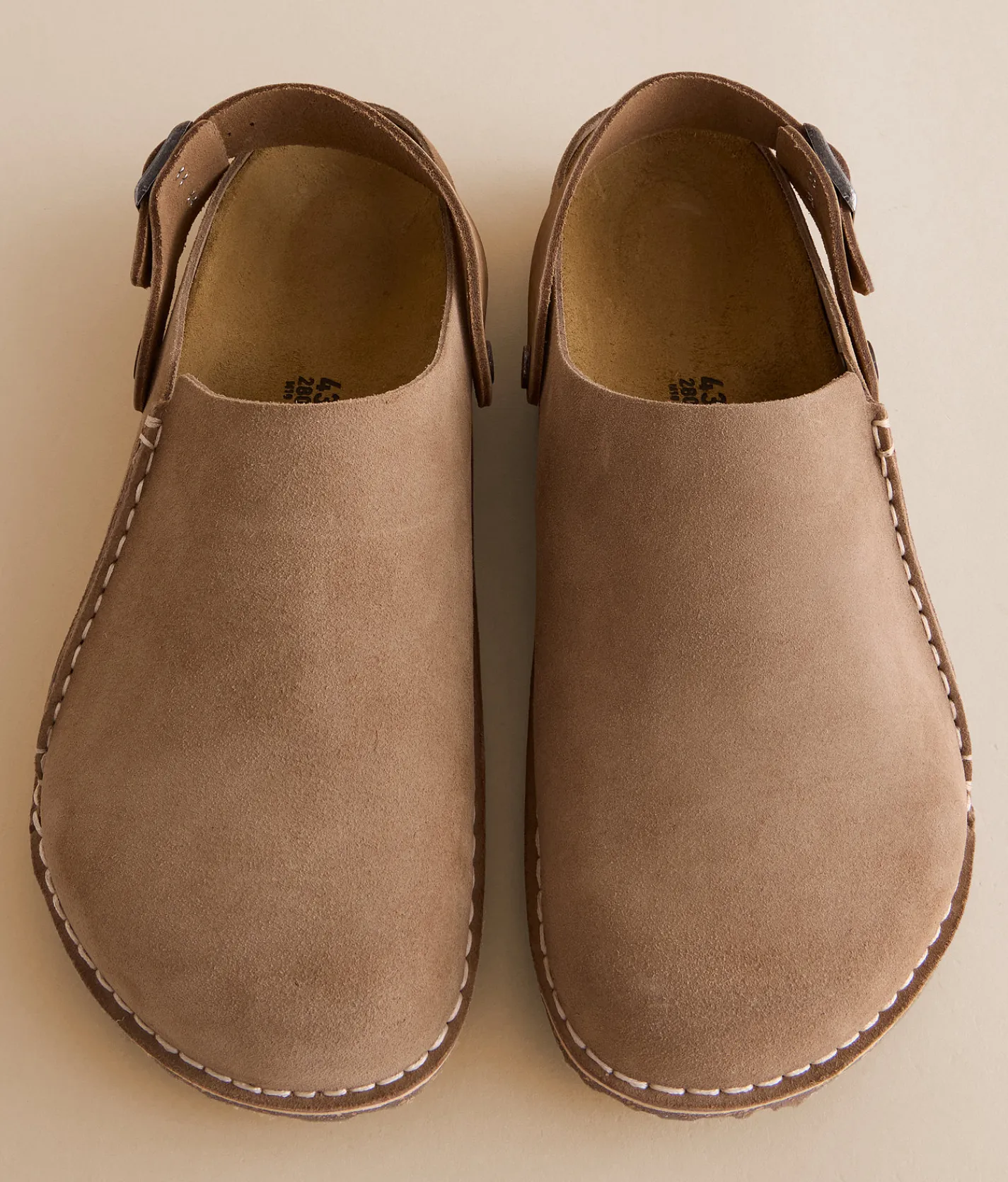 Activewear|Shoes | Birkenstock® Lutry 365 Suede Clog Grey Taupe