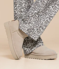 Shoes | Bearpaw Lyanna Platform Leather Slipper Oat