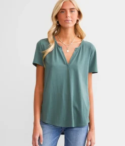 White Crow Lynda Easy T-Shirt Silver Pine Discount