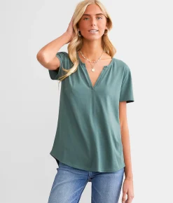 White Crow Lynda Easy T-Shirt Silver Pine Discount