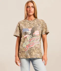 Tops | Cactus & Pearl Lynyrd Skynyrd Band T-Shirt Camo