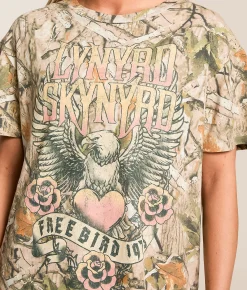 Goodie Two Sleeves Lynyrd Skynyrd Band T-Shirt Camo Sale