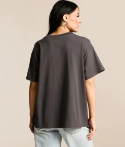 Tops | Cactus & Pearl Lynyrd Skynyrd Oversized Band T-Shirt Washed Black
