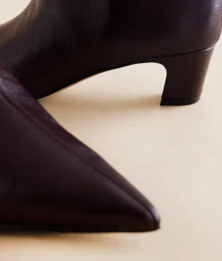Shoes | Steve Madden Lytton Leather Boot Burgundy PT