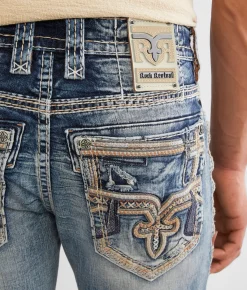 Sale Jeans|Bottoms | Rock Revival Mabry Straight Stretch Jean Mabry J202