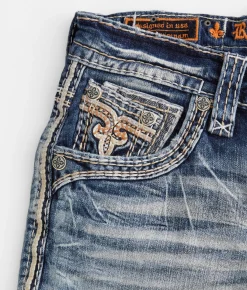 Sale Jeans|Bottoms | Rock Revival Mabry Straight Stretch Jean Mabry J202