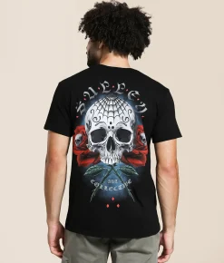 Sullen Macabre T-Shirt Jet Black New