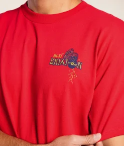 Brixton Maddox T-Shirt Fuji Red