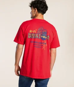 Brixton Maddox T-Shirt Fuji Red