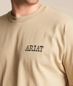 Ariat Made For The Ride T-Shirt Sand Discount