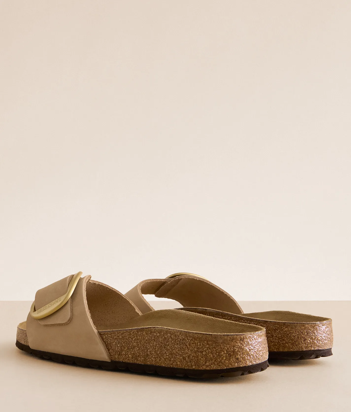 Birkenstock® Madrid Big Buckle Leather Sandal Sandcastle Outlet