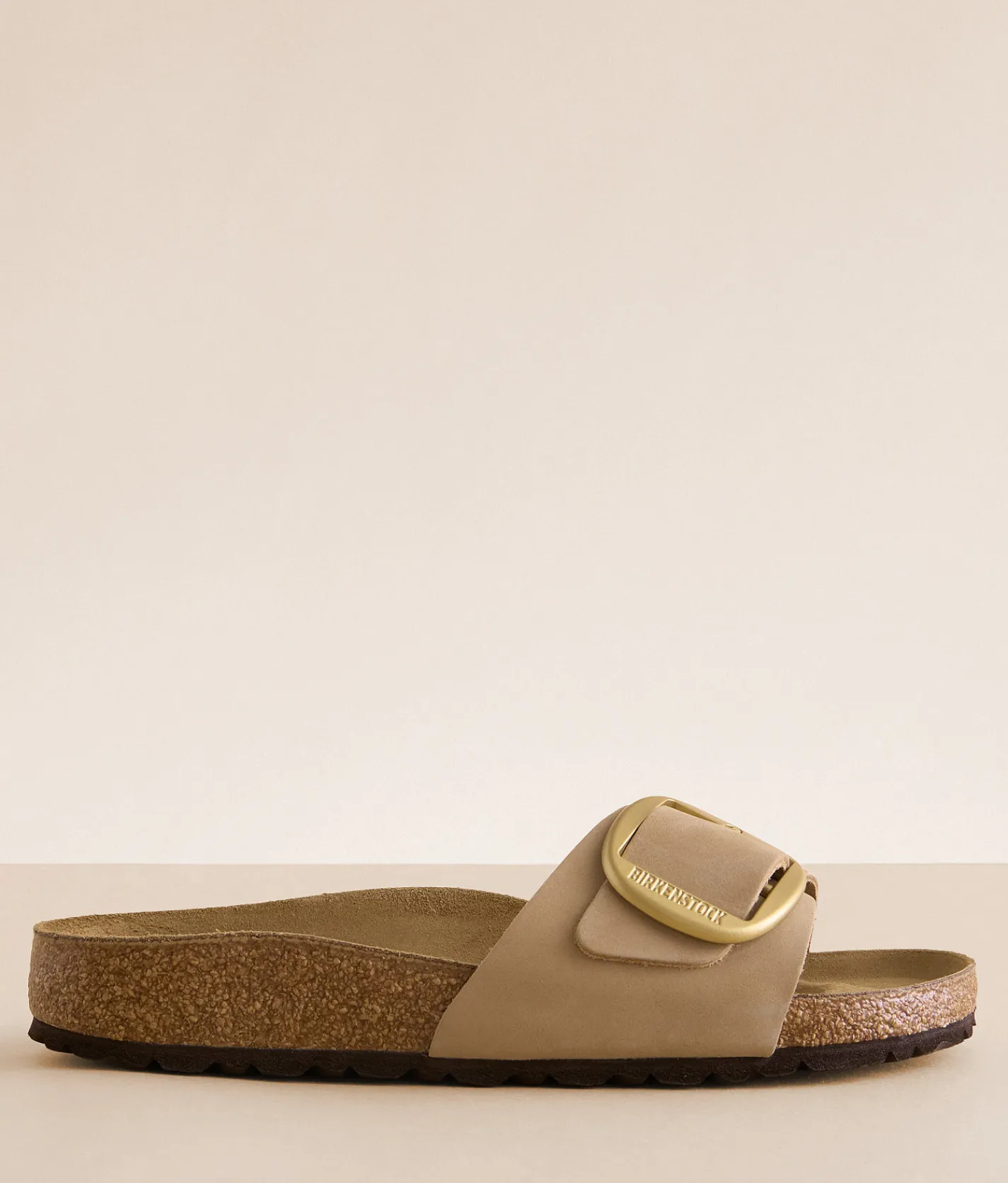 Birkenstock® Madrid Big Buckle Leather Sandal Sandcastle Outlet