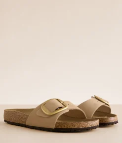 Birkenstock® Madrid Big Buckle Leather Sandal Sandcastle Outlet