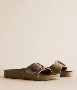 Birkenstock® Madrid Big Buckle Sandal Gray Taupe Sale