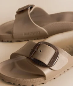 Birkenstock® Madrid Big Buckle Sandal Gray Taupe Sale