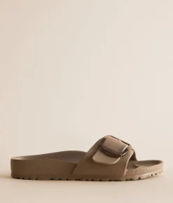 Birkenstock® Madrid Big Buckle Sandal Gray Taupe Sale