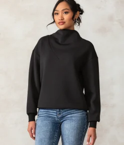 Buckle Black Mae Cowl Pullover Black Outlet